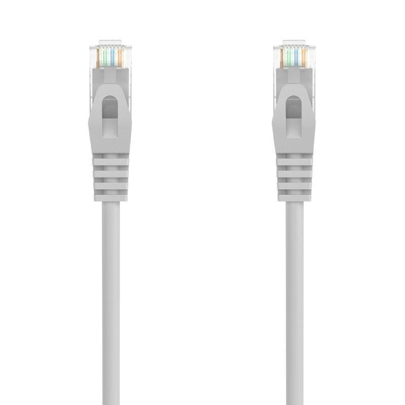 Cable de Red RJ45 AWG24 UTP Aisens A145-0555 Cat.6A/ LSZH/ 20m/ Gris