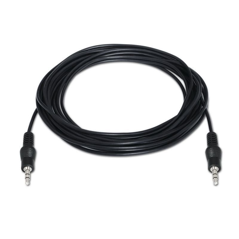 Cable Estéreo Aisens A128-0144/ Jack 3.5 Macho - Jack 3.5 Macho/ Hasta 0.1W/ 10m/ Negro - изображение 2