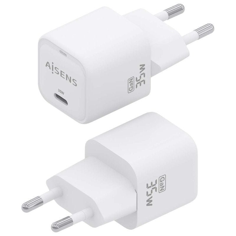 Cargador de Pared GaN Aisens ASCH-35W1P022-W/ 1xUSB Tipo-C/ 35W - изображение 3