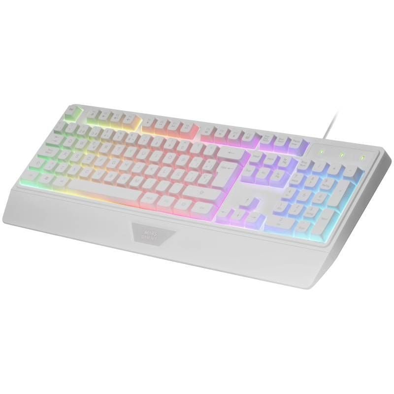 Teclado Gaming SemiMecánico Mars Gaming MK124/ Blanco - изображение 2
