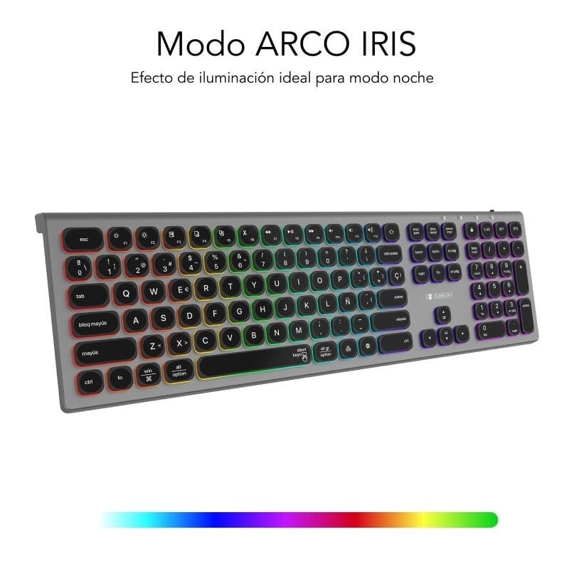 Teclado Inalámbrico Subblim Master/ Gris y Negro - изображение 5