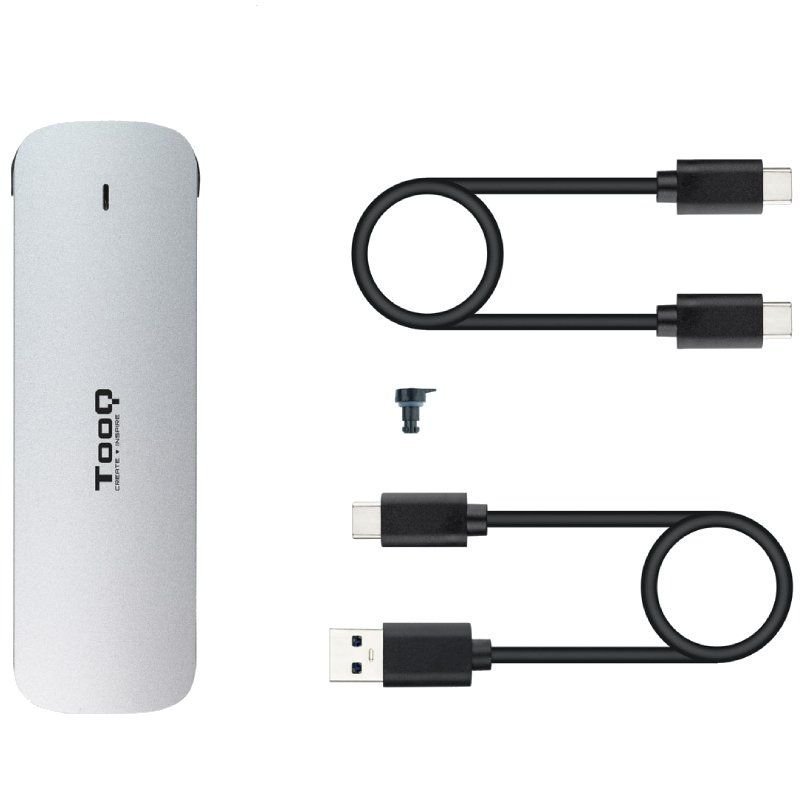 Caja Externa para Disco SSD M.2 TooQ TQE-2202S/ USB 3.1 Gen2/ Sin tornillos - изображение 2