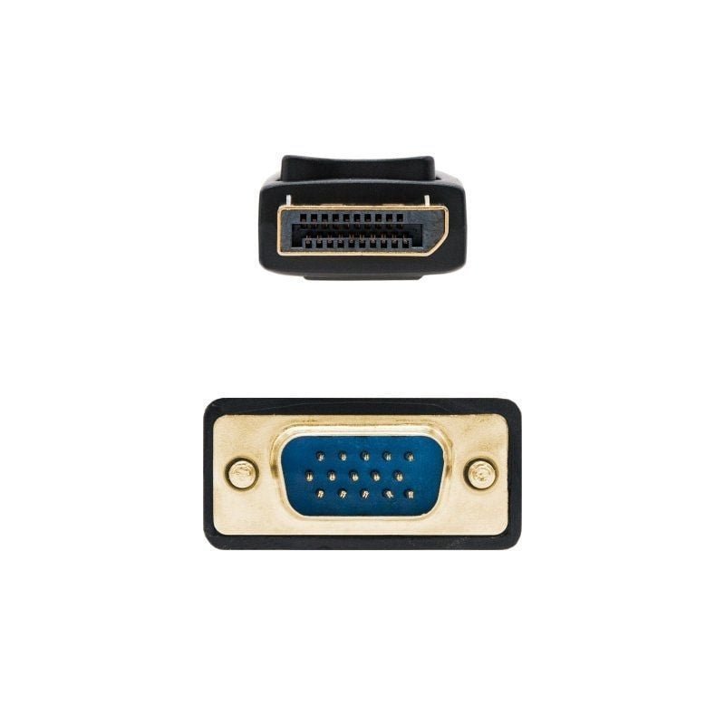 Cable Conversor Nanocable 10.15.4401/ DisplayPort Macho - VGA Macho/ 1m/ Negro - изображение 3