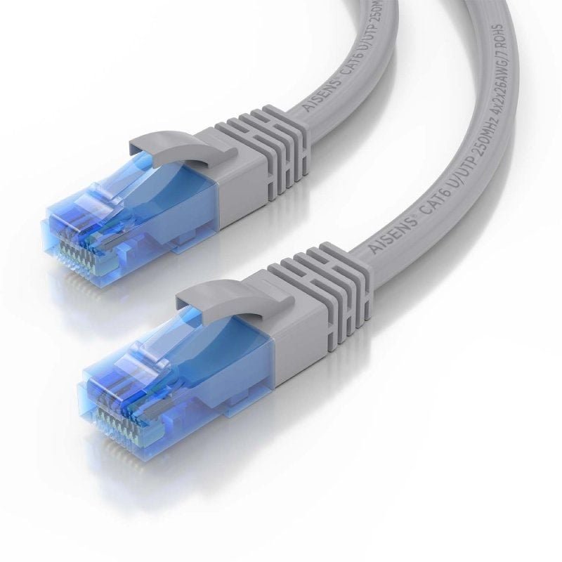 Cable de Red RJ45 AWG26 CCA UTP Aisens A135-0784 Cat.6/ 20m/ Gris - изображение 3