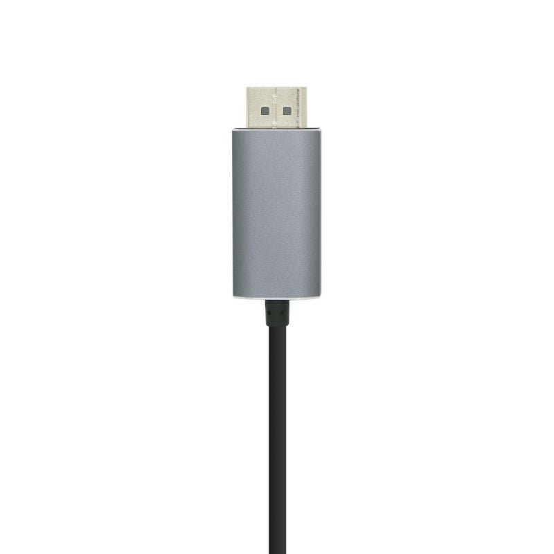 Cable DisplayPort Aisens A109-0395/ USB Tipo-C Macho - DisplayPort Macho/ Hasta 27W/ 1250Mbps/ 1.8m/ Negro - изображение 2