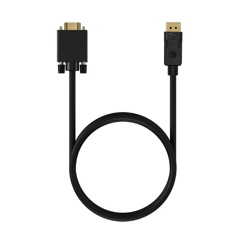 Cable Conversor Aisens A125-0552/ DisplayPort Macho - VGA Macho/ Hasta 5W/ 2300Mbps/ 1m/ Negro - изображение 3