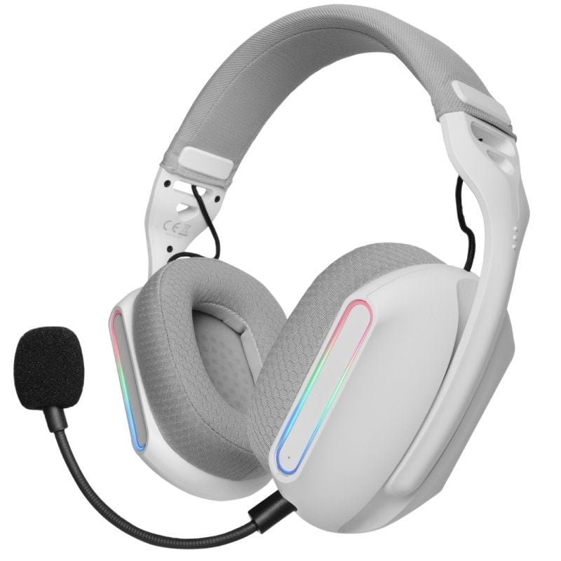 Auriculares Gaming Inalámbricos con Micrófono Mars Gaming MHWPRO/ Jack 3.5/ Bluetooth/ Blancos - изображение 2