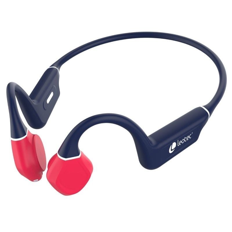 Auriculares Inalámbricos Deportivos de Conducción Ósea Leotec Osea Kuri/ con Micrófono/ Bluetooth/ Azules y Rojos - изображение 4