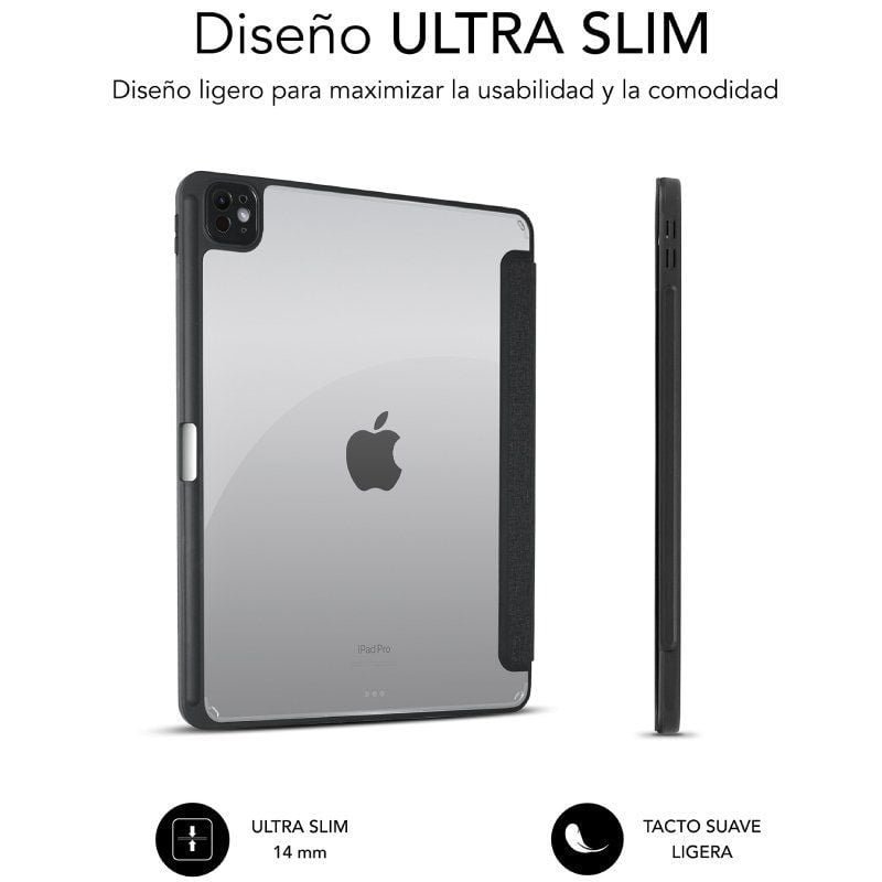 Funda Subblim Clear Shock Case para iPad Pro 11" 2024 M4/ Negra - изображение 3