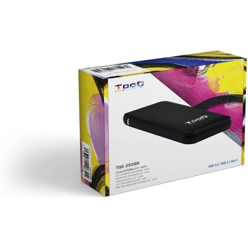 Caja Externa para Disco Duro de 2.5" TooQ TQE-2528B/ USB 3.1/ Sin tornillos - изображение 5