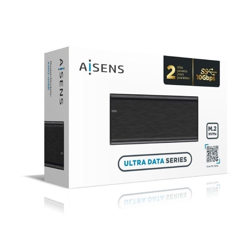 Caja Externa para Disco SSD M.2 NVMe Aisens ASM2-008B/ USB 3.1 Gen2/ Sin Tornillos - изображение 4