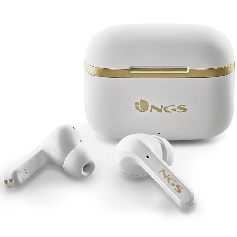 Auriculares Bluetooth NGS Ártica Trophy con estuche de carga/ Autonomía 5h/ Blancos - изображение 2