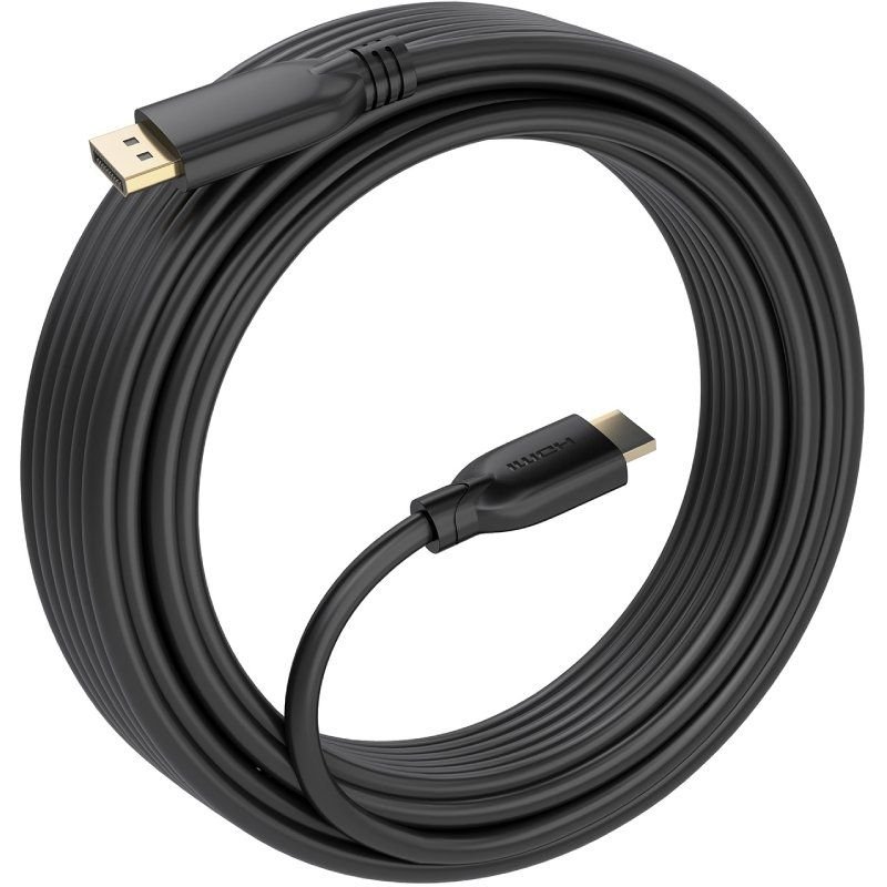 Cable Conversor Aisens A125-0921/ DisplayPort Macho - HDMI 4K Macho/ 7m/ Negro - изображение 2