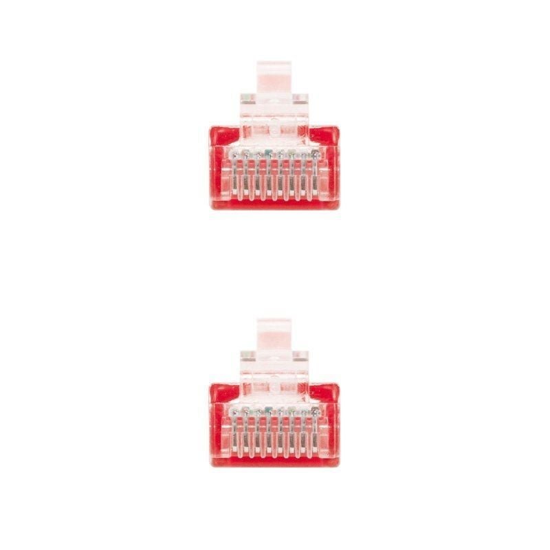Cable de Red RJ45 UTP Nanocable 10.20.0400-L25-R Cat.6/ 25cm/ Rojo - изображение 3