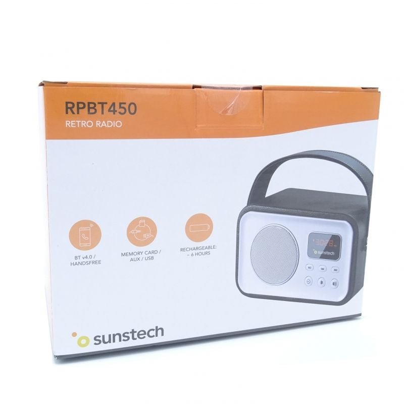 Radio Portátil Sunstech RPBT450/ a Pilas/ Negra - изображение 5