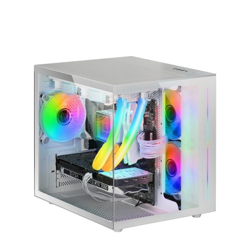 Caja Gaming Minitorre Mars Gaming MC-VIEW/ Blanca - изображение 2