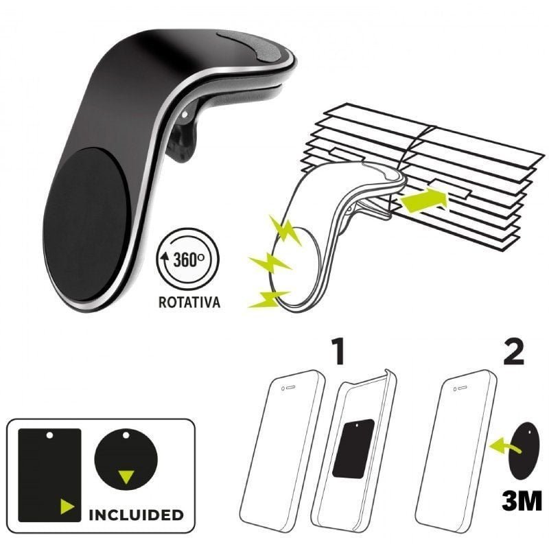 Soporte de Smartphone para Coche Muvit MCCHL0007 - изображение 3