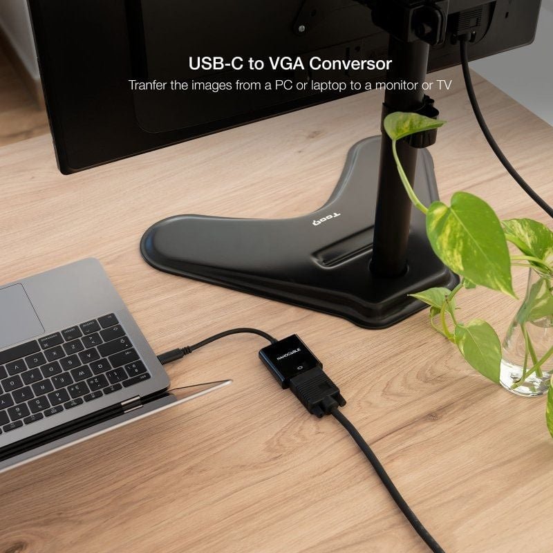 Cable Conversor Nanocable 10.16.4101-BK/ USB Tipo-C Macho - VGA Hembra - изображение 4