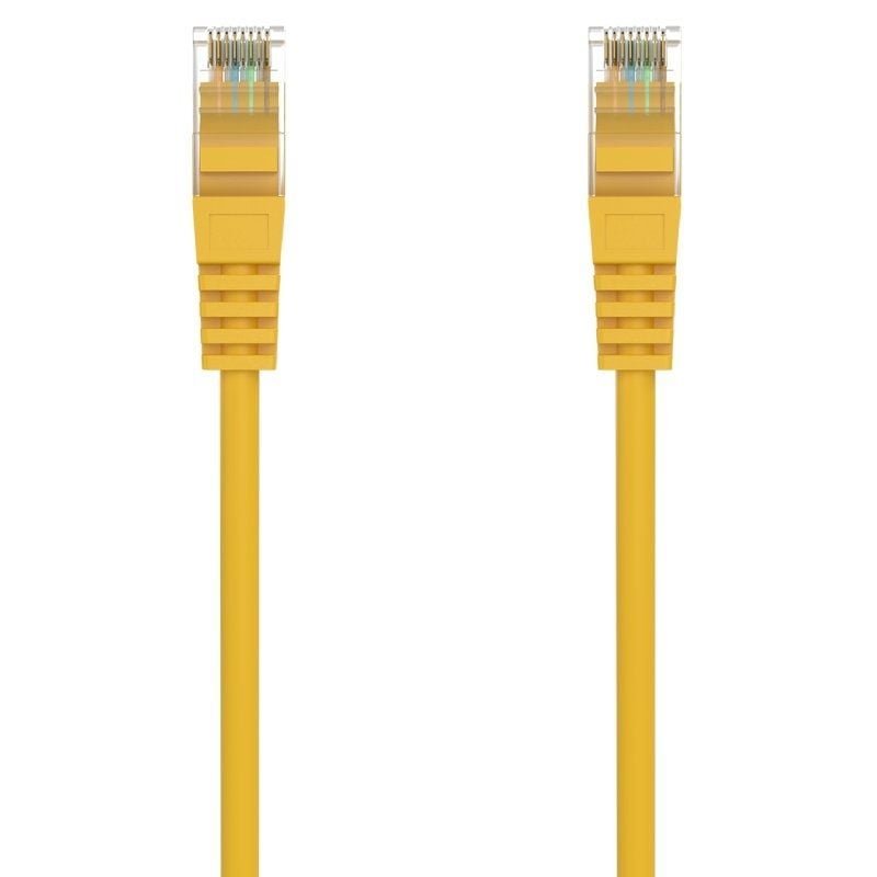 Cable de Red RJ45 AWG24 UTP Aisens A145-0563 Cat.6A/ LSZH/ 25cm/ Amarillo - изображение 3