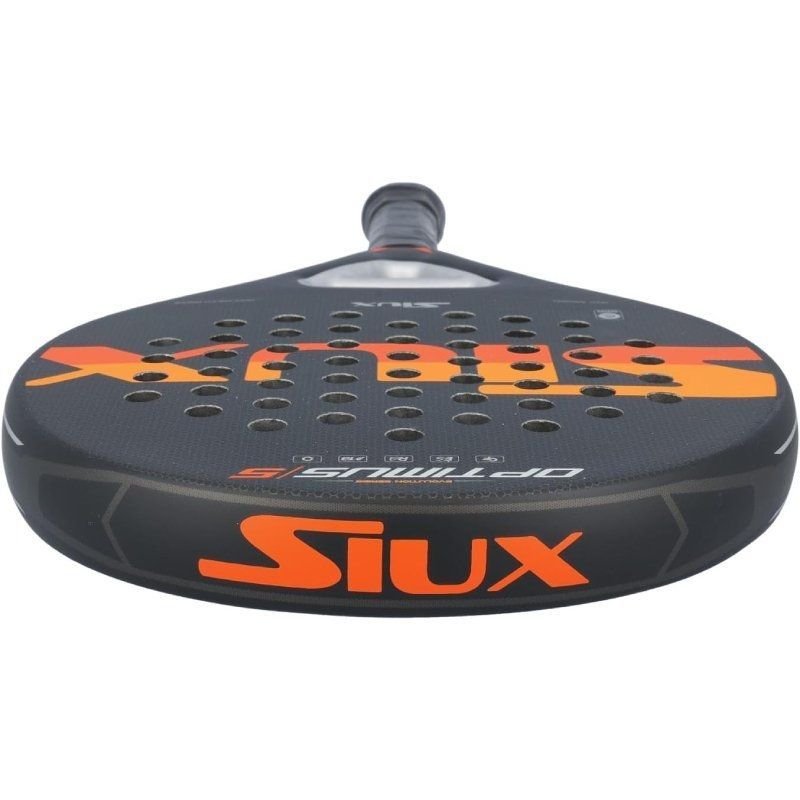 Pala de Pádel Siux Optimus 5/ Negra y Naranja