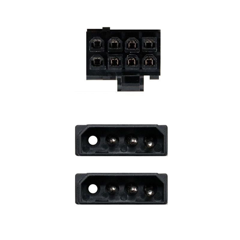 Cable de Alimentación Tarjeta Gráfica Nanocable 10.19.1201/ 2x Molex Macho - 6+2 PIN Macho/ 20cm - изображение 2