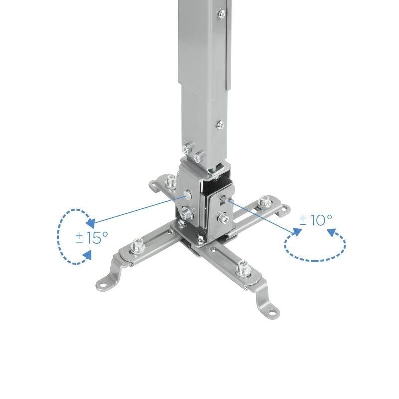 Soporte de Techo para Proyector TooQ PJ2012T-S/ Inclinable-Nivelable/ hasta 20kg - изображение 3