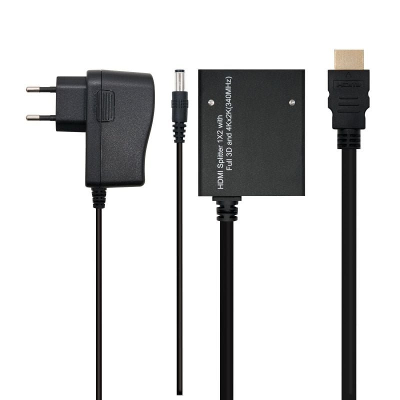 Duplicador HDMI Nanocable 10.25.3502/ HDMI Macho - 2x HDMI Hembra - изображение 2