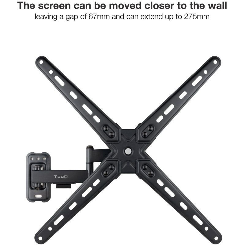 Soporte de Pared Extensible/ Giratorio/ Inclinable TooQ LP1356TN-B para TV de 13-55"/ hasta 25kg - изображение 4