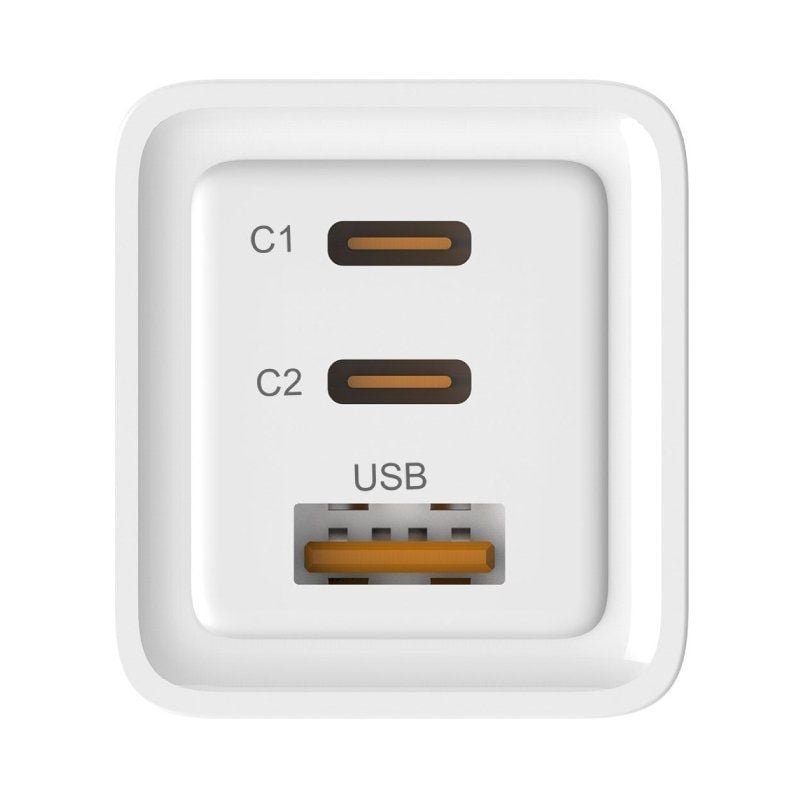 Cargador de Pared GaN Leotec LECSPH65W3W/ 2xUSB Tipo-C/ 1xUSB/ 65W - изображение 5