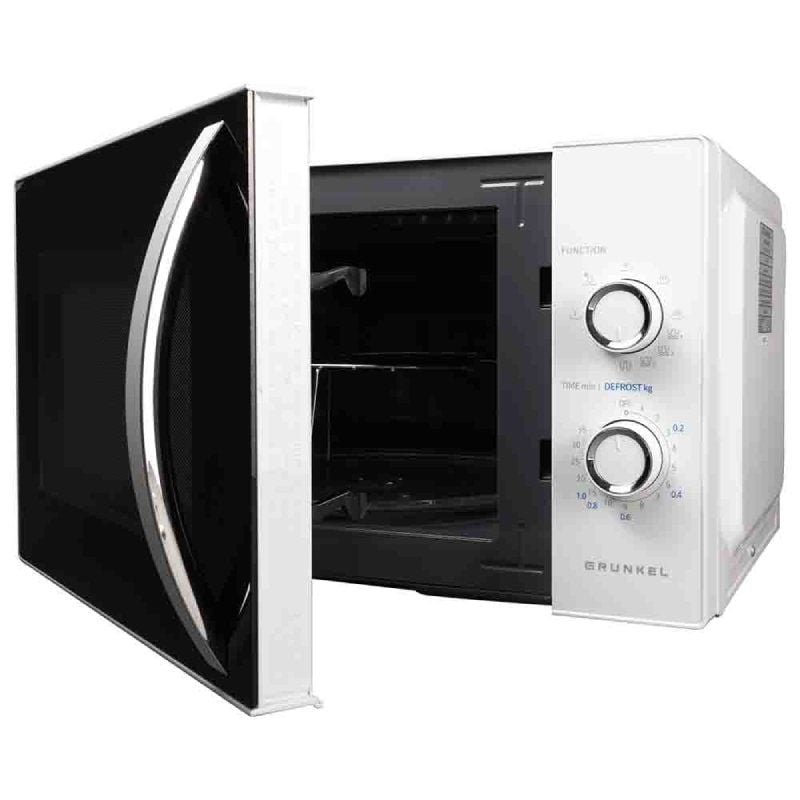 Microondas Grunkel MWG-25MA/ 800W/ Capacidad 25L/ Función Grill/ Blanco - изображение 3