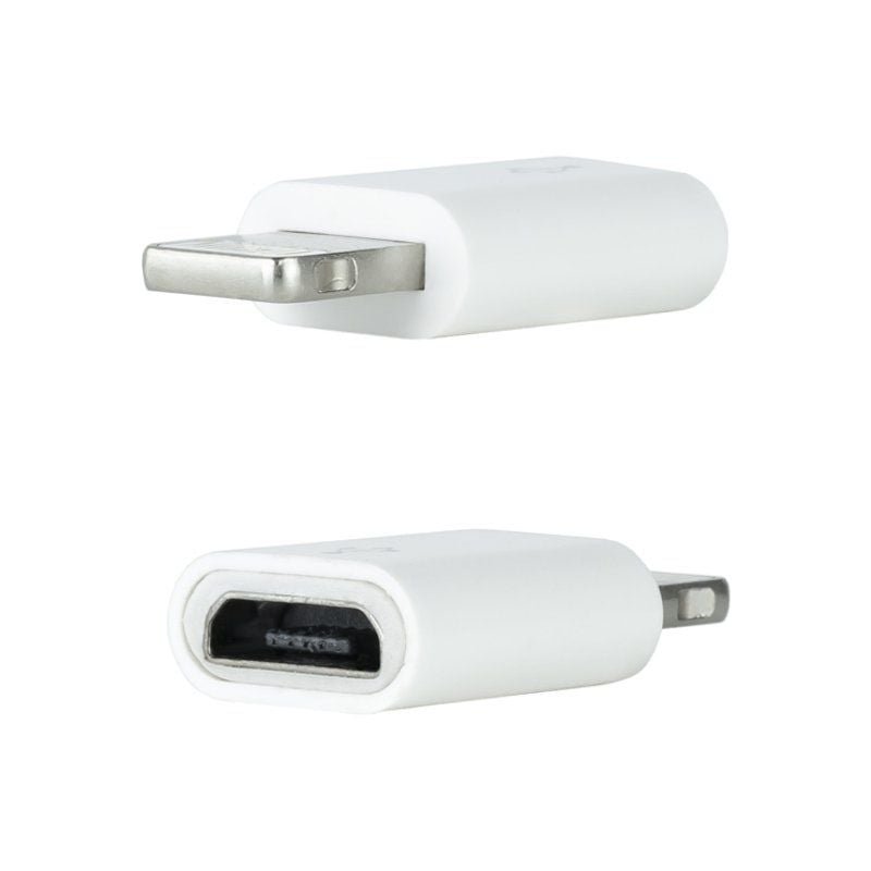 Adaptador Micro USB 2.0 Lightning Nanocable 10.10.4100/ Micro USB Hembra - Lightning Macho/ Blanco - изображение 2