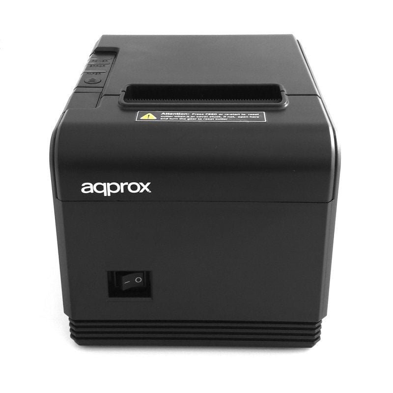 Impresora de Tickets Approx appPOS80AM/ Térmica/ Ancho papel 80mm/ USB-RS232/ Negra - изображение 2