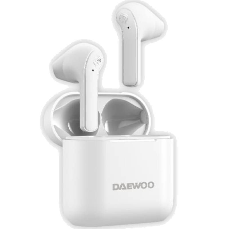 Auriculares Bluetooth Daewoo DW2021 con estuche de carga/ Autonomía 5h/ Blancos - изображение 2