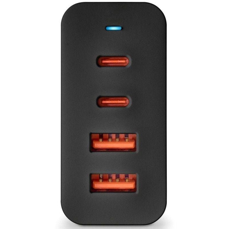 Cargador de Pared GaN NGS Bud 100W/ 2xUSB Tipo-C/ 2xUSB/ 100W - изображение 3