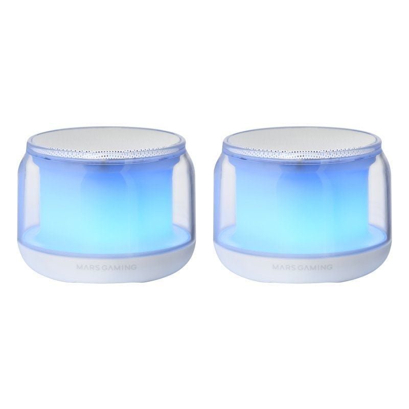 Altavoces con Bluetooth Mars Gaming MS-AURA/ 15W/ 2.0/ Blancos - изображение 2