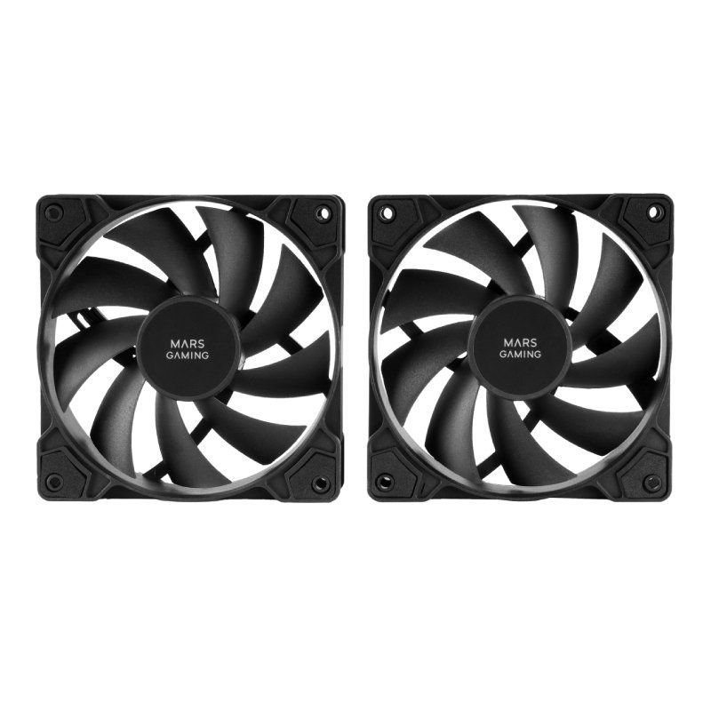 Pack 2 Ventiladores Mars Gaming MF-PWMX2/ 12cm - изображение 3