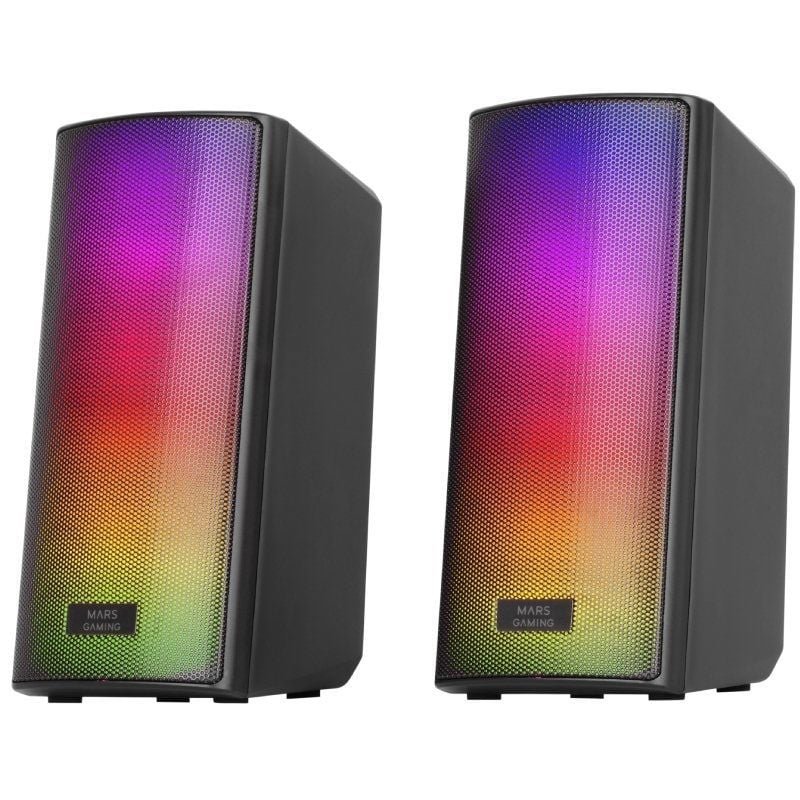 Altavoces con Bluetooth Mars Gaming MSRGB2/ 15W/ 2.0/ Negros - изображение 3