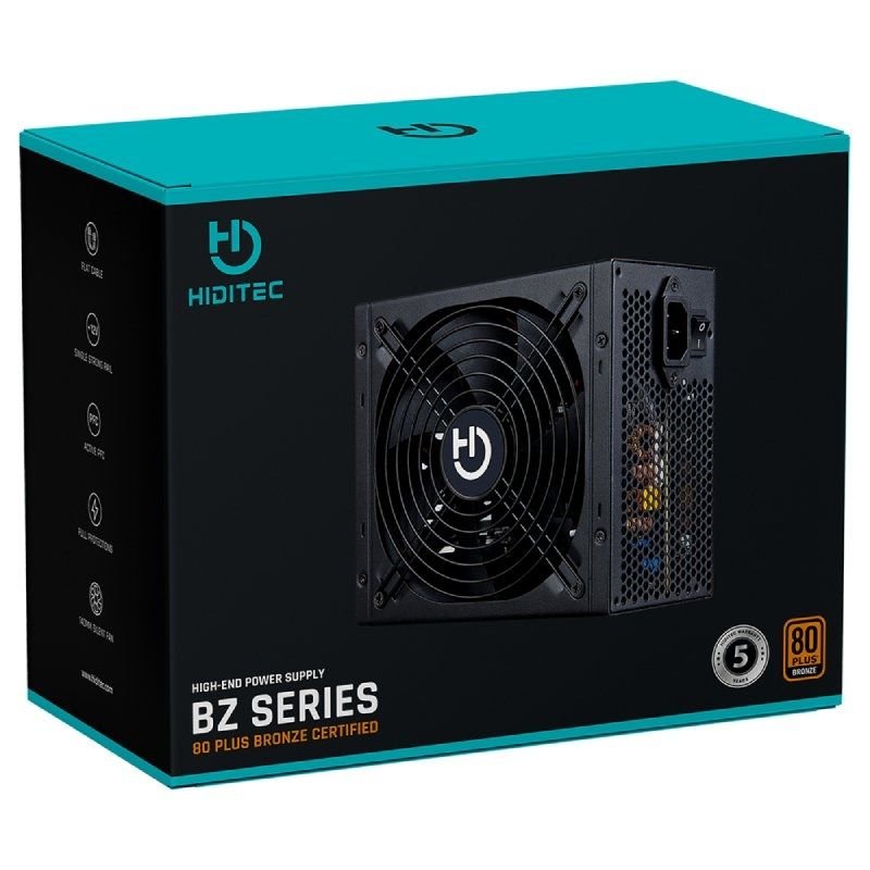 Fuente de Alimentación Hiditec RL550/ 550W/ Ventilador 12cm/ 80 Plus Bronze - изображение 4