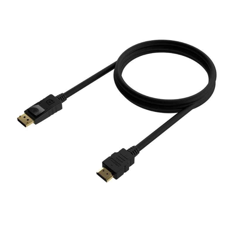 Cable Conversor Aisens A125-0550/ Displayport Macho - HDMI Macho/ Hasta 5W/ 2300Mbps/ 50cm/ Negro - изображение 2