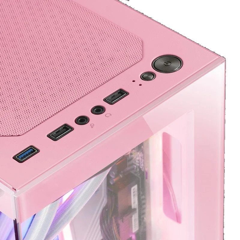 Caja Gaming Minitorre Mars Gaming MC-SE/ Rosa - изображение 3