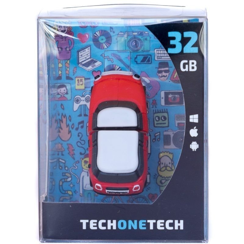 Pendrive 32GB Tech One Tech Mini Cooper S Rojo USB 2.0 - изображение 3