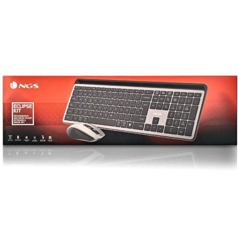 Teclado y Ratón Inalámbricos NGS Eclipse KIT - изображение 5