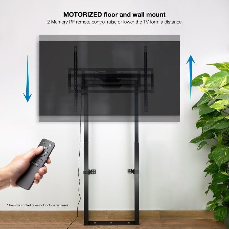 Soporte de Suelo/ Pared Eléctrico TooQ FSM01-B para TV 55-100"/ hasta 120kg - изображение 5