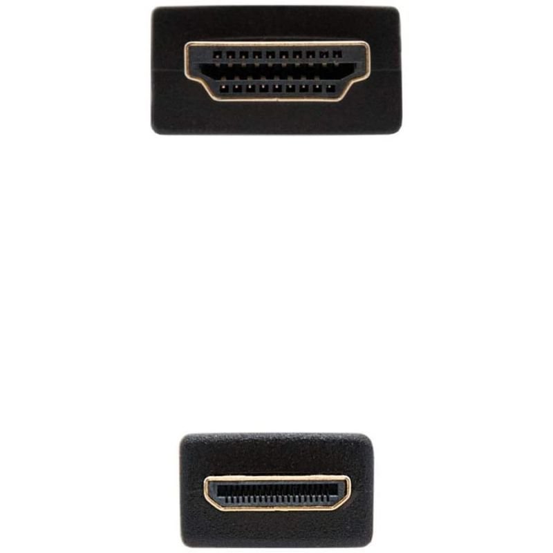 Cable HDMI Nanocable 10.15.0902/ HDMI Macho - Mini HDMI Macho/ 1.8m/ Negro - изображение 3