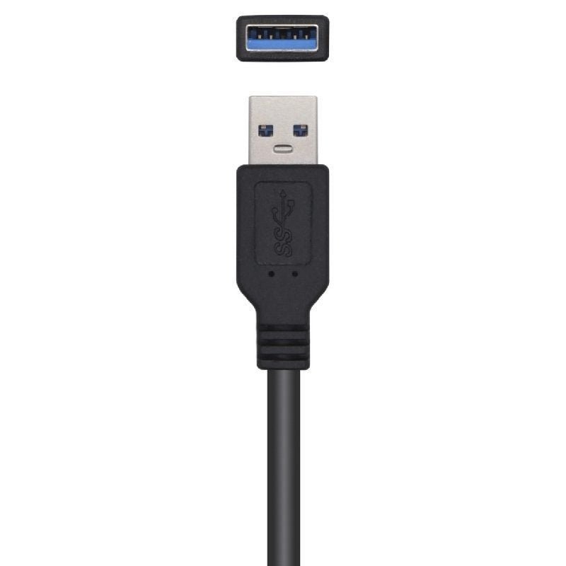 Cable Alargador USB 3.0 con Amplificador Aisens A105-0525/ USB Macho - USB Hembra/ Hasta 9W/ 625Mbps/ 5m/ Negro - изображение 3