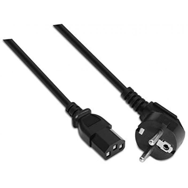 Cable Alimentación Nanocable 10.22.0102/ Schuko Macho - C13 Hembra/ 1.5m/ Negro - изображение 4