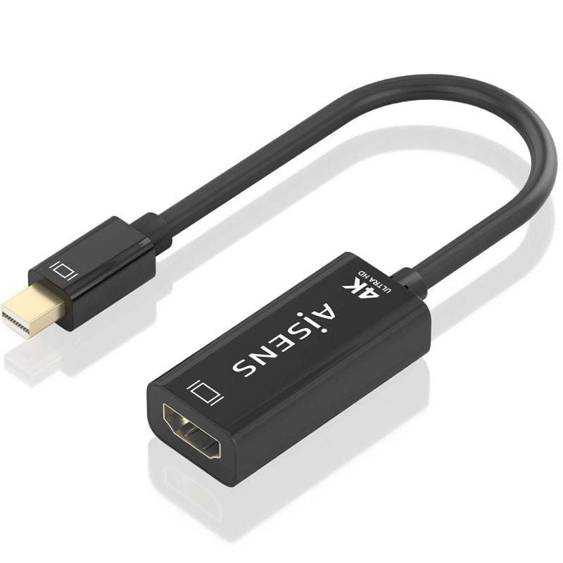 Cable Conversor Aisens A125-0904/ Mini DisplayPort Macho - HDMI Hembra/ 15cm/ Negro - изображение 2