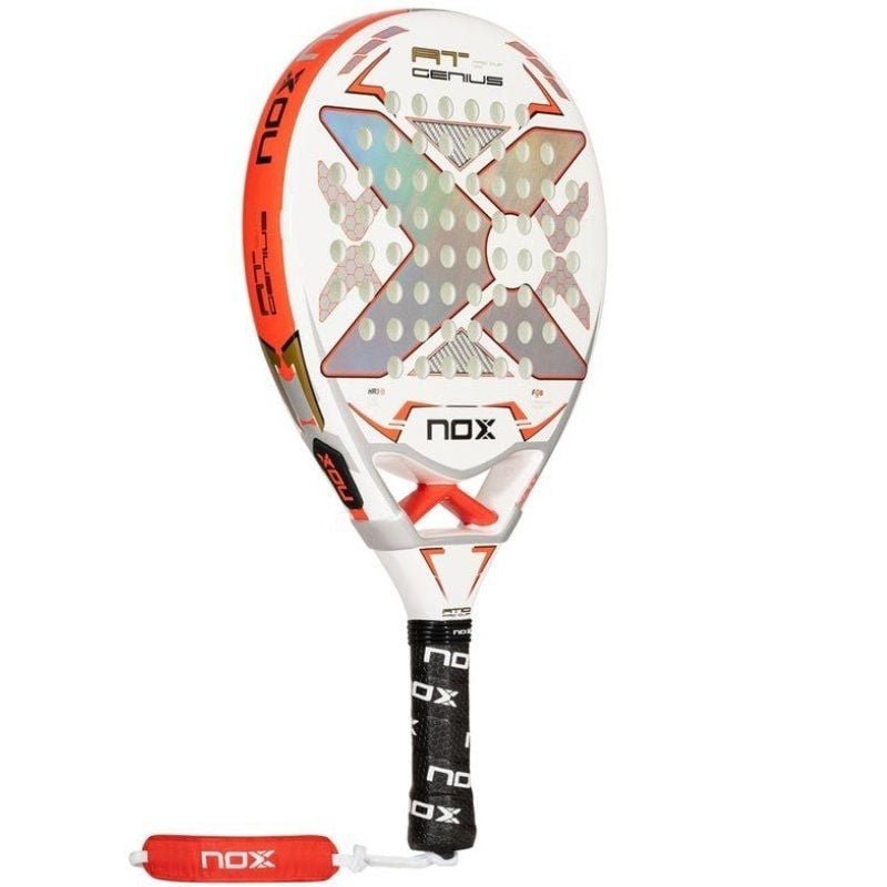 Pala de Pádel NoxSport AT Pro Cup 2024/ Blanca y Naranja - изображение 3