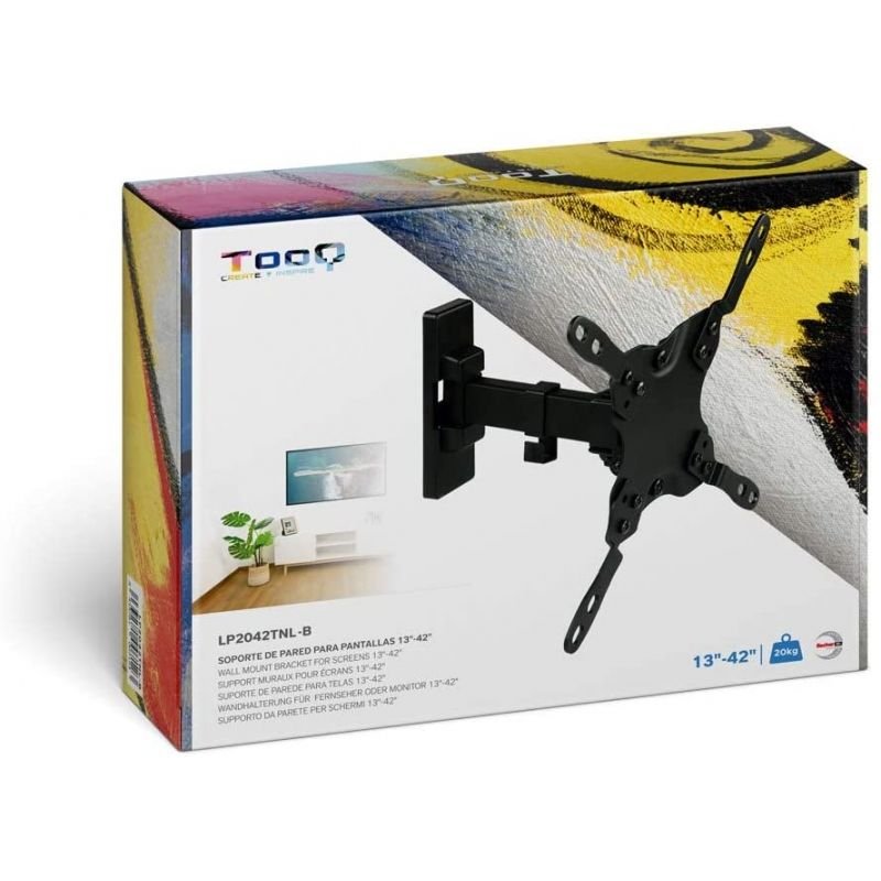 Soporte de Pared Giratorio/ Inclinable/ Nivelable TooQ LP2042TNL-B para TV de 13-42"/ hasta 20kg - изображение 5