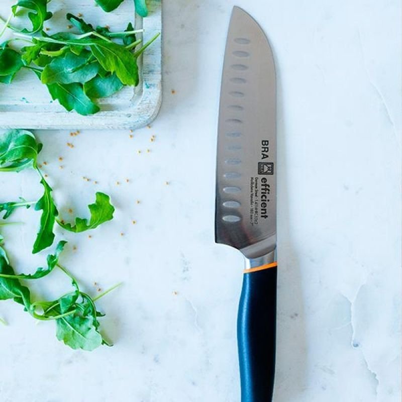 Cuchillo Santoku Bra Efficient A198003/ Hoja 130mm/ Acero inoxidable - изображение 3